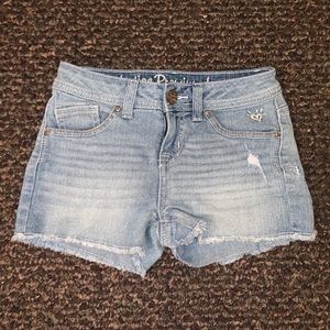Justice kids jean shorts- size 10R